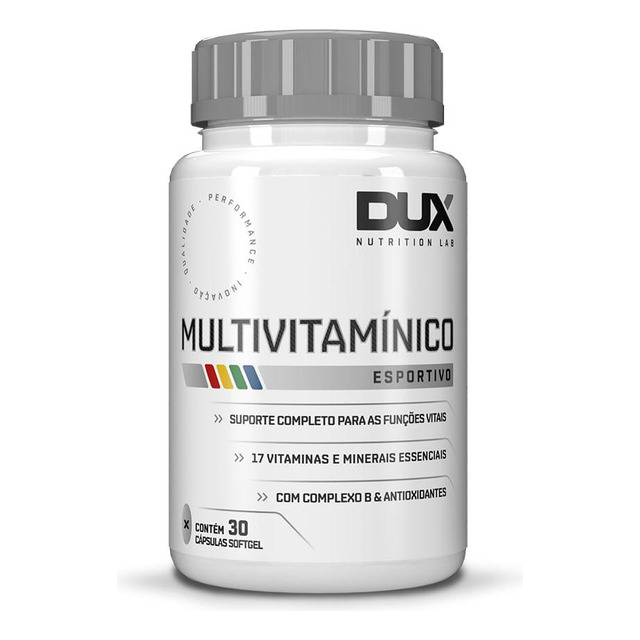 Multivitamínico - Pote 30 Cápsulas Dux Nutrition Multivitamínico - Pote 30 Cápsulas Dux Nutrition