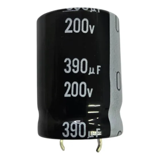 Capacitor Eletrolítico 390uf X 200v 105ºc Pacote Com 10 Pçs