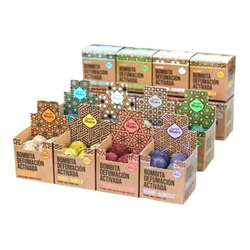 Pack Bombitas Defumacion Sagrada Madre X 8 Cajas De 8