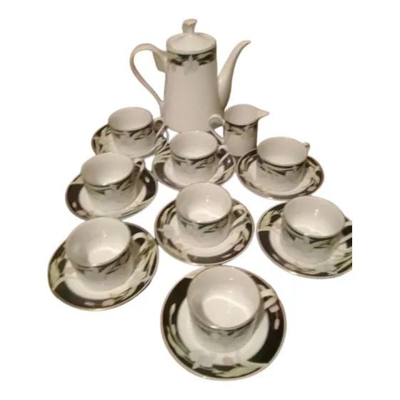 Juego De Café Porcelana 19 Piezas