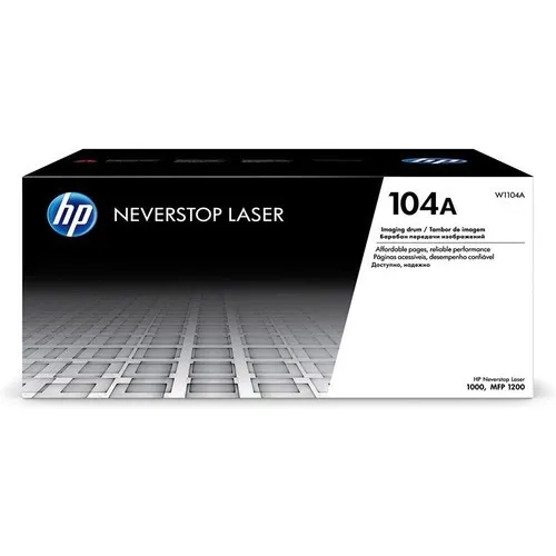 Tambor De Creación De Imágenes Láser Original Hp 104a Negro