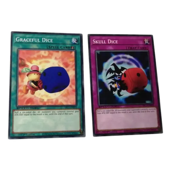Speed Duels Yugioh Dado Calavera + Dado Gracil Dice Skull
