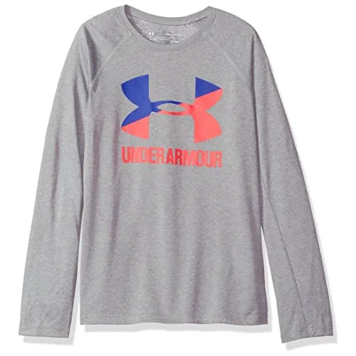 Armour Camiseta Manga Larga Logotipo Grande Para Niña R7