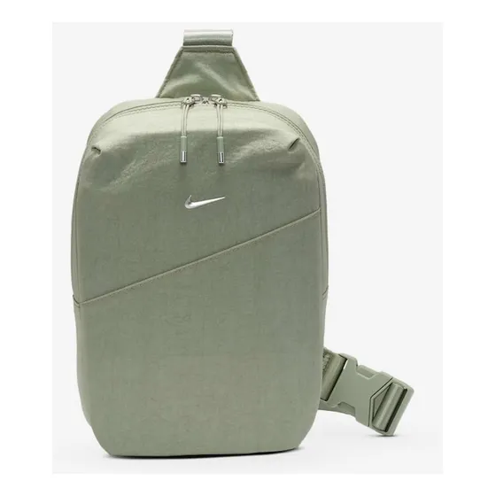 Bolsa Transversal Nike Aura Cor Verde/branco Desenho Do Tecido Bolsas