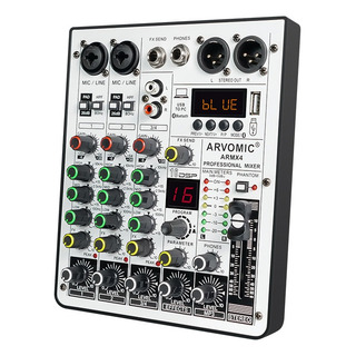 Mezcladora 4 Canales Mixer Audio 16dsp Dj Consolas Sonido Mezcladora 4 Canales Mixer Audio 16dsp Dj Consolas Sonido