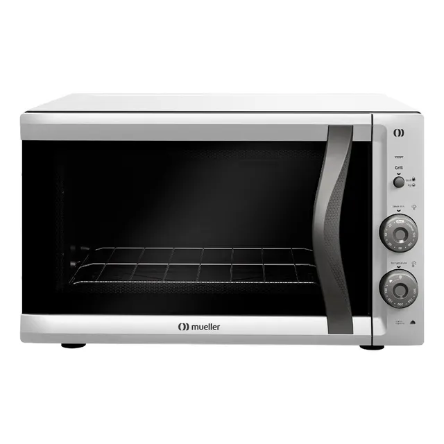Forno Elétrico De Bancada Mueller 50 Litros E Vidro Duplo