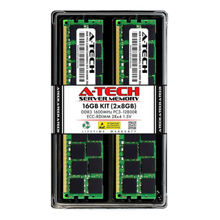 Kit A-tech De 16 Gb (2 X 8 Gb) Ddr3 1600 Mhz Pc3-12800r Ecc Kit A-tech De 16 Gb (2 X 8 Gb) Ddr3 1600 Mhz Pc3-12800r Ecc