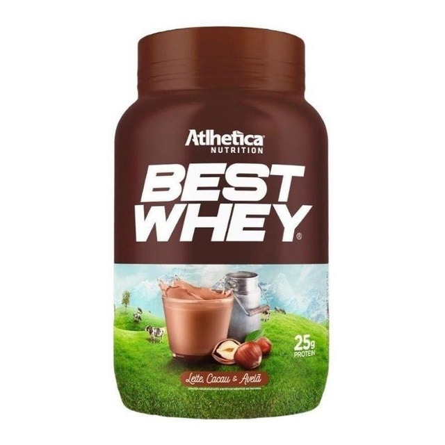 Best Whey Atlhetica Nutrition 900g Leite, Cacau E Avelã Best Whey Atlhetica Nutrition 900g Leite, Cacau E Avelã