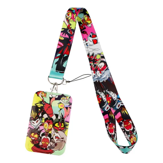 Lanyard Porta Gafete Credencial Helluva Boss Blitzo Stolas