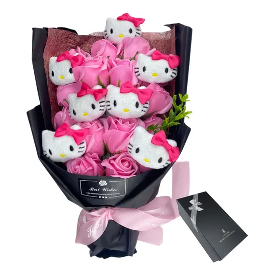 Ramo De Peluches Mini Hello Kitty Regalo San Valentin