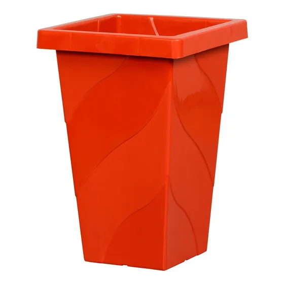 Maceta Cuadrada Alta Macetero Para Plantas 19 Litros 44 Cm