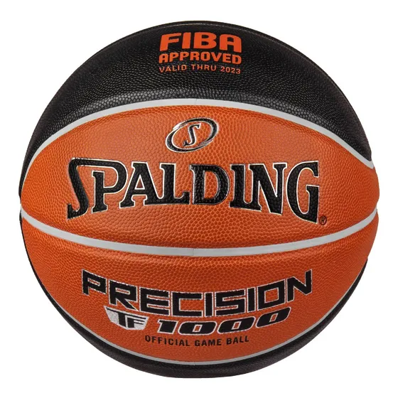 Pelota Basquet Spalding Precision Oficial Basketball N 7 Color Naranja/negro