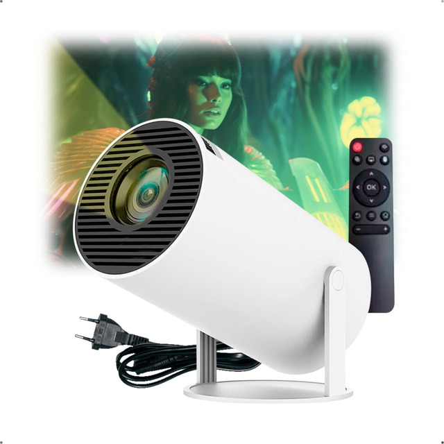 Mini Projetor Portátil Pholex 4k Android Full Hd Smart Wifi Cinema Home Hy300 Mini Projetor Portátil Pholex 4k Android Full Hd Smart Wifi Cinema Home Hy300