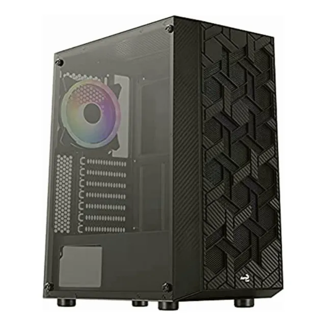 Aerocool Gabinete Hive-g-bk-v1 Con Ventana Midi-tower