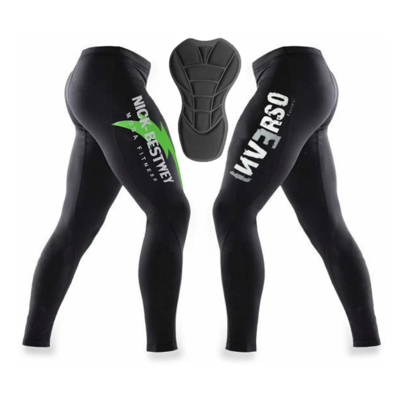 02 Calças Ciclismo Acolchoadas Bike Pedalar Profissional 02 Calças Ciclismo Acolchoadas Bike Pedalar Profissional