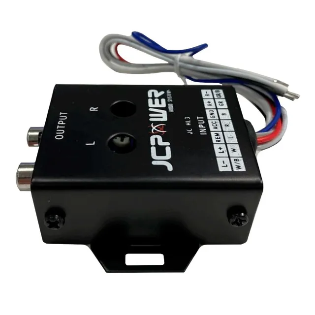 Convertidor Impedancia Alta Baja Con Remoto Jc Power Jchl3