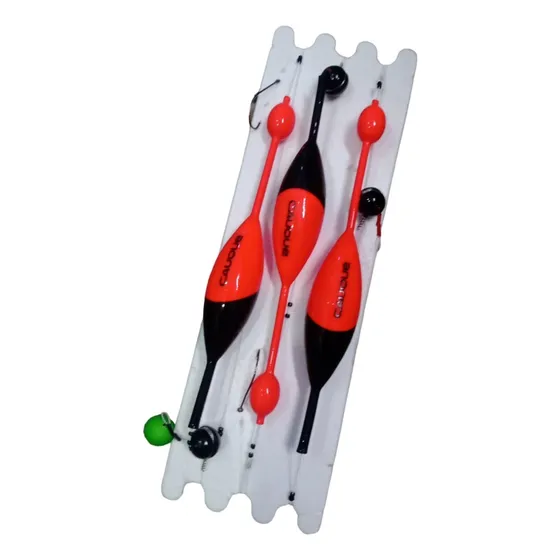 Linea Pesca Pejerrey Cauque Premium Bajada Y Pilotin Madera
