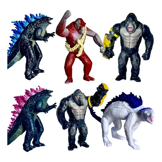 Twcare Set De 6 Godzilla X Kong: El Nuevo Imperio, W2vfi