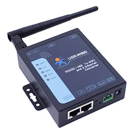 Conversor Wifi Industrial 2 Puertos Ethernet Serial Modbus