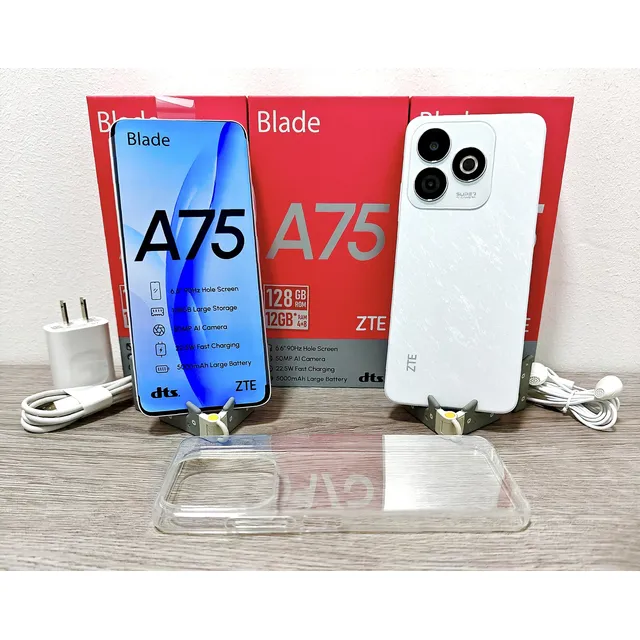 Zte Blade A75 128gb , 12gb De Ram Blanco Nuevo Con Su Caja
