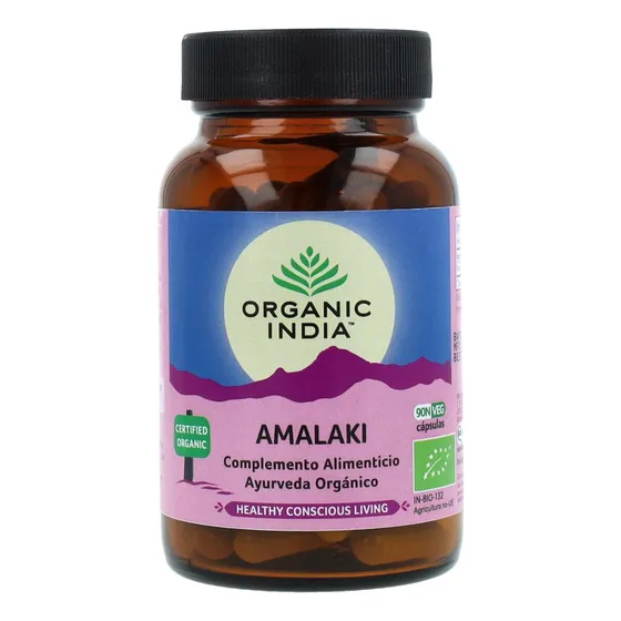 Organic India Amla, 90 Cápsulas Vegetarianas