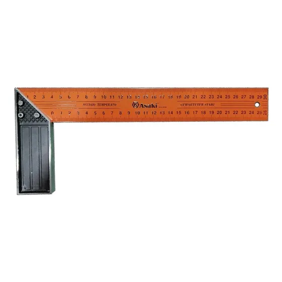 Escuadra Carpintero Acero Mango Aluminio 12   Electroimporta