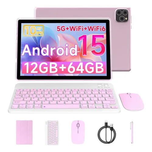 Tablete Android 25,4 Cm 2 Em 1 Pink | Frete grátis