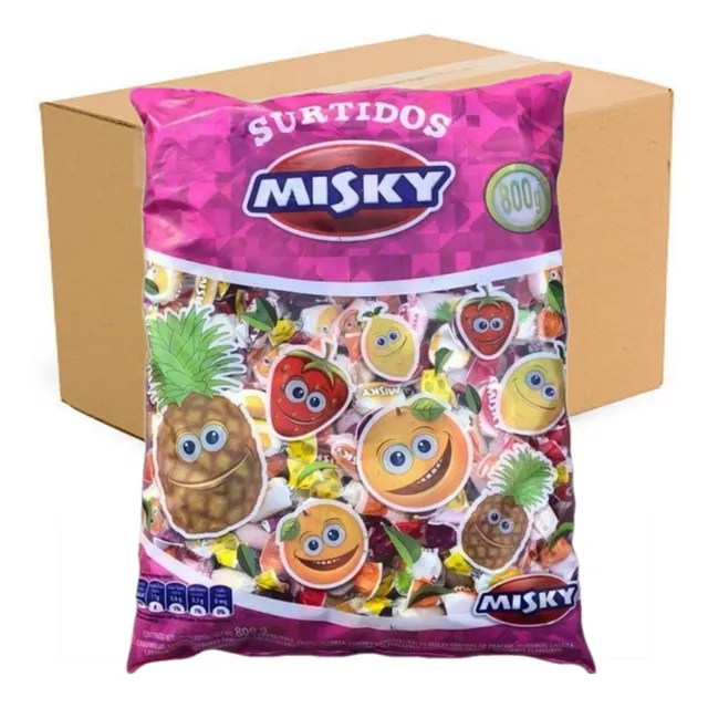 Caramelo Masticable Misky X800g (bultox10)