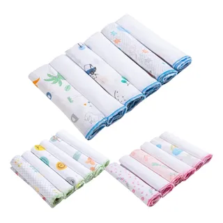 Kit Fraldinha De Boca Paninho 100% AlgodĂŁo Karinho Bebe Kit Fraldinha De Boca Paninho 100% AlgodĂŁo Karinho Bebe