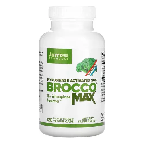 Jarrow Formulas Extracto Brocoli 120 Cáps Veganas Broccomax Sabor Sin Sabor