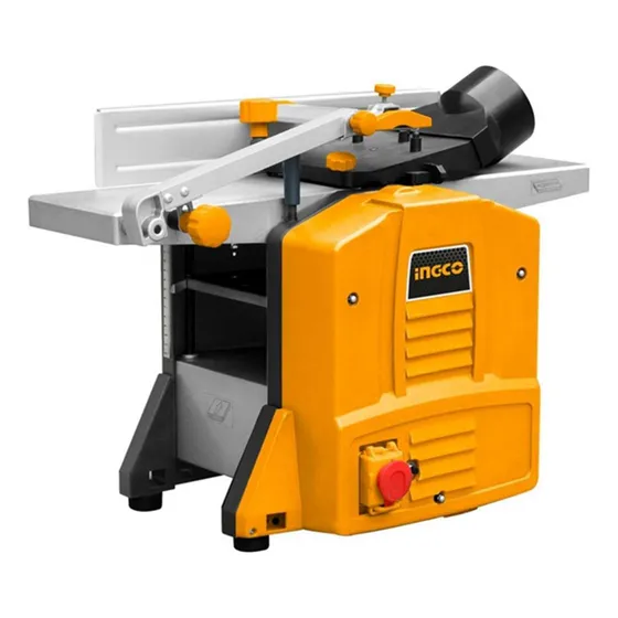 Ensambladora y Cepilladora Eléctrica Canteadora De Banco Ingco Jap15001 1500W Color Amarillo