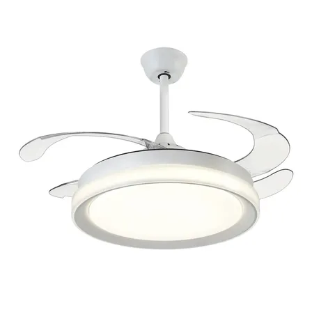 Ventilador De Teto Retrátil Opus Air Plus 107cm Com Led E Controle Remoto Silencioso