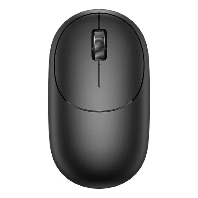 Mouse Inalámbrico Dual Wiwu Wm107 Recargable - Bluetooth Y Usb Negro