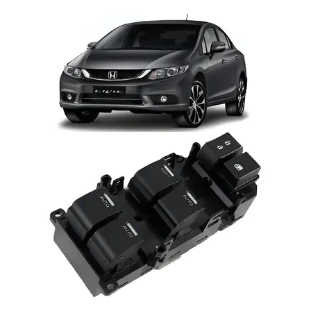 Interruptor Vidro Elétrico Honda Civic 2012 A 2016