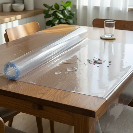 Rolo 3m Plastico Cristal Grosso Transparente Pvc 0,40mm