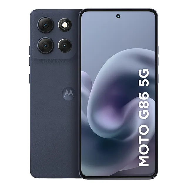 Smartphone Motorola Moto G86 5g - 256gb 24gb (8gb Ram+16gb Ram Boost) Tela 1.5k Poled, 50mp Sony Camera Ois Moto Ai, Videos Em 4k, Ip68 + Ip69 - Grafite