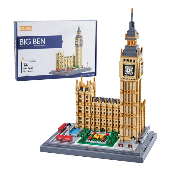Set De Bloques De Construcción Del Real Big Ben Klmei Para