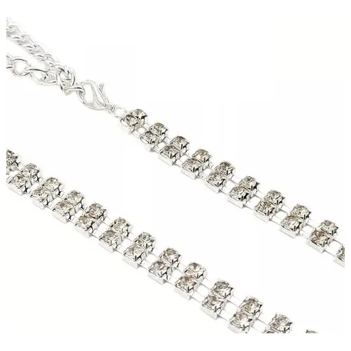 Cintos De Strass Doble Para Fiestas Con Cadenita Brillante