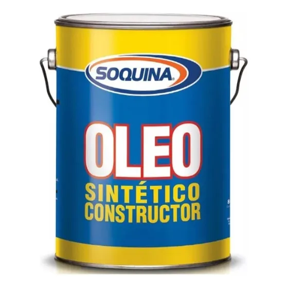  Oleo Sintetico  Lavable Soquina   Galon  3.7lts Colores 