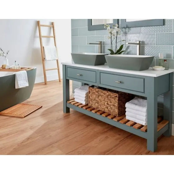Mueble Para Lavamos En Madera 