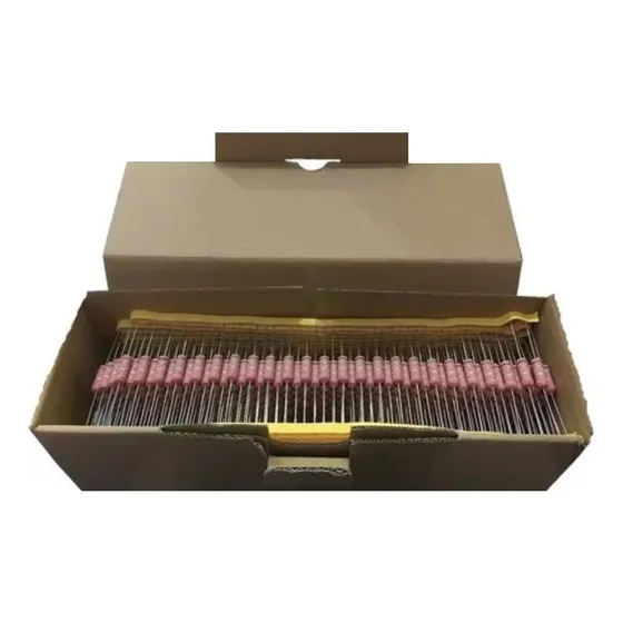 500 Peças | Resistor 1r 5w Fio 5%.