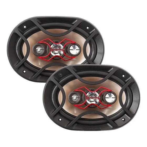 6x9 Bravox 140w Rms Alto Falante Quadriaxial B4x69x Kit Som