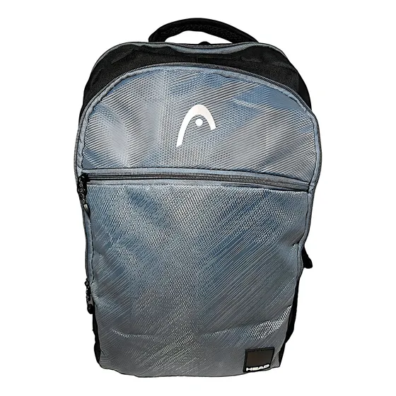 Mochila Head Urbana Unisex Escolar Liviana Color Gris Diseño de la tela Lisa