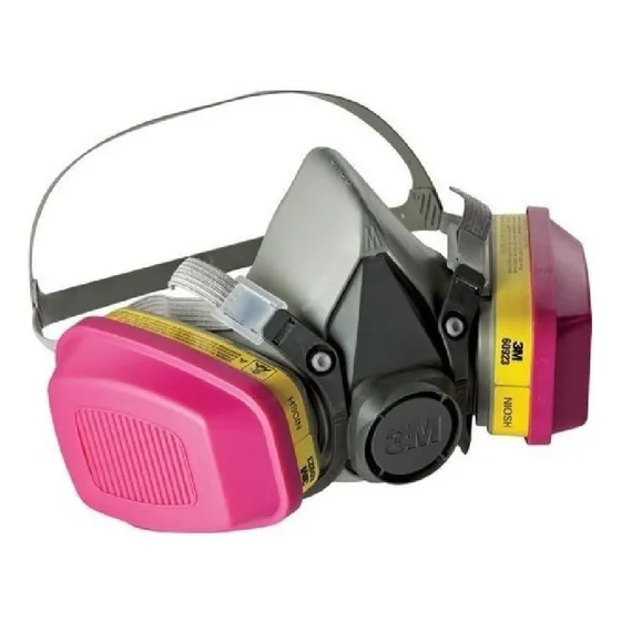 Mascarilla 3m6000 + Filtros 3m 60923 Lacrimogenas Ga/vo/p100