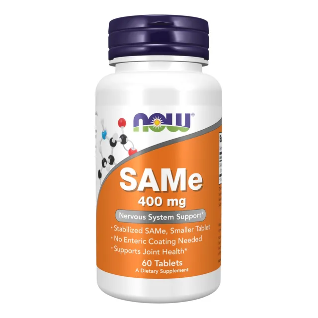 Supplement Now Same (s-adenosil-l-metionina) 400 Mg 60 Table