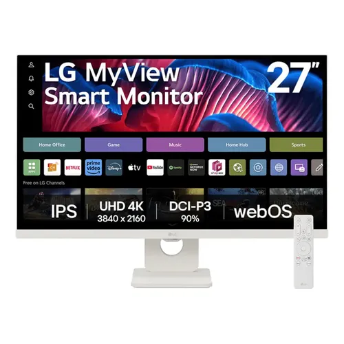 Monitor LG Smart - Tela IPS Touch 4K UHD 32