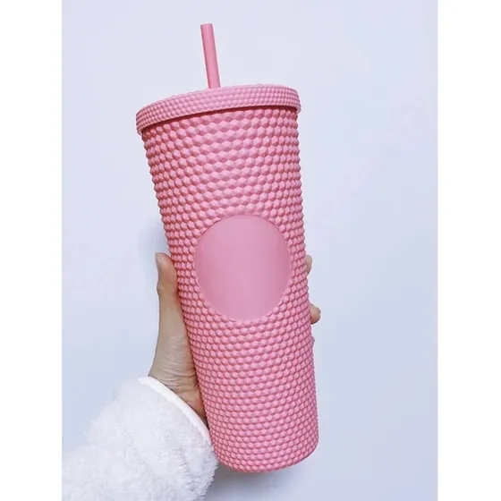 Mega Vaso Gigante De 1200ml Con Tapa Y Pitillo