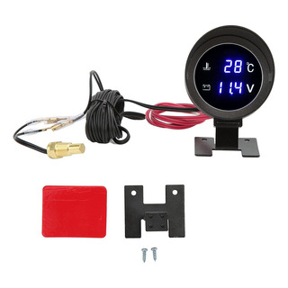 Voltímetro Universal Para Automoción Y Medidor De Temperatur Voltímetro Universal Para Automoción Y Medidor De Temperatur