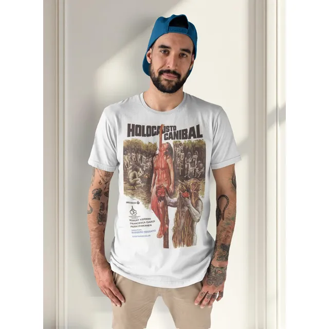 Camiseta Cine Clasico Holocausto Canibal  Unisex