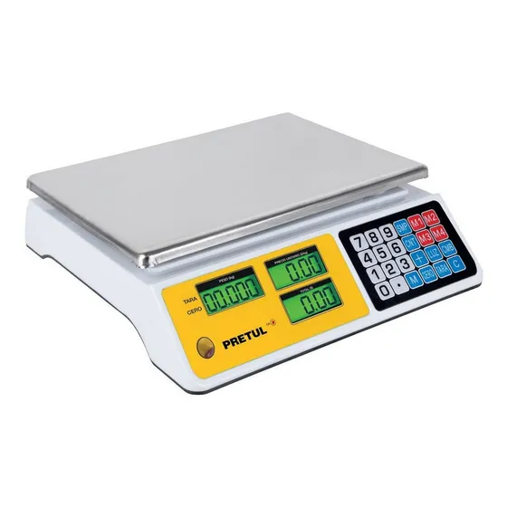 Báscula Electrónica 40kg Multifunción Gramera Pretul 29966 Peso máximo soportado 40 kg
